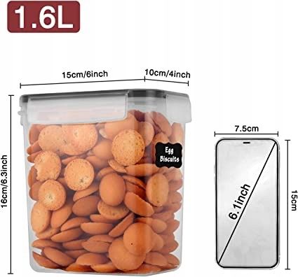 1,6l x 10szt. Gomaihe zestaw pojemników do przechowywania żywności