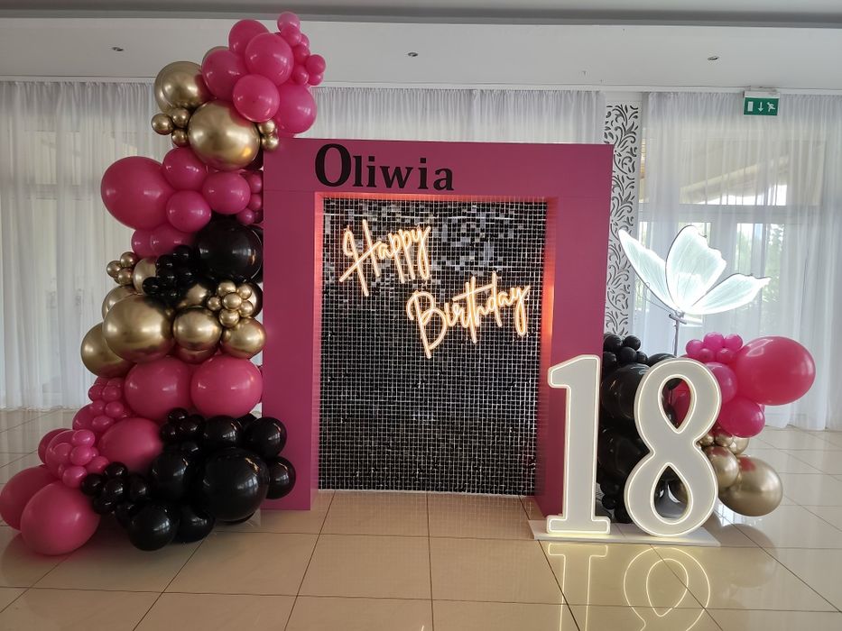 ŚCIANKA NA 18, 30, 50 urodziny