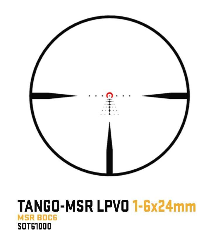 Оптический прицел Sig Sauer Tango MSR 1-6x24mm LPVO Оригинал Новый