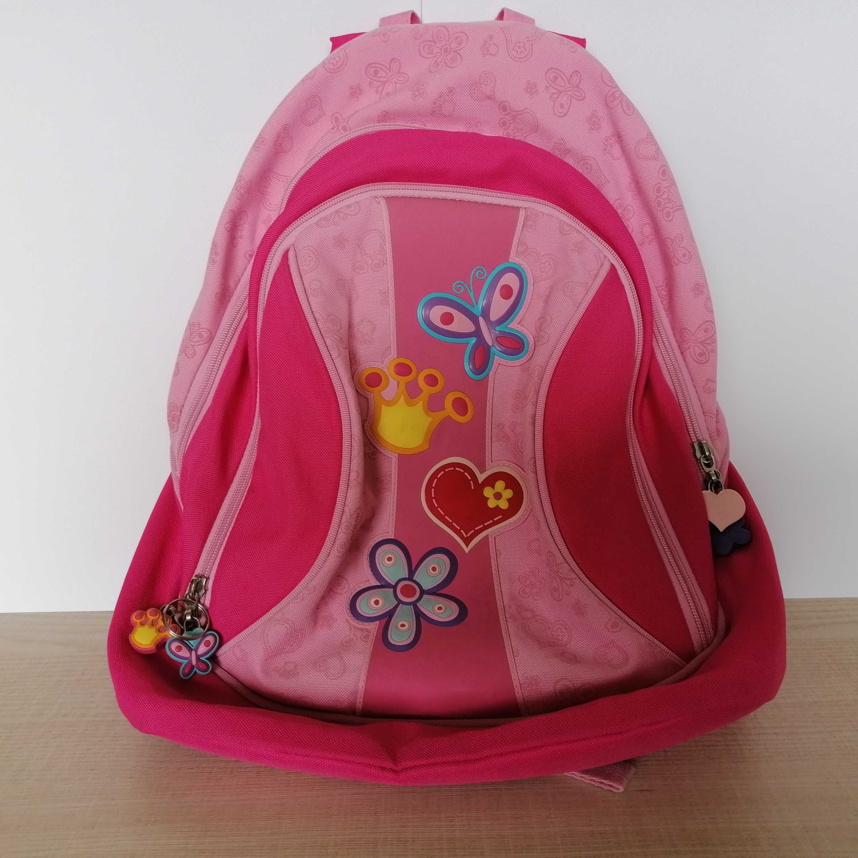 Plecak różowy dla dziewczynki