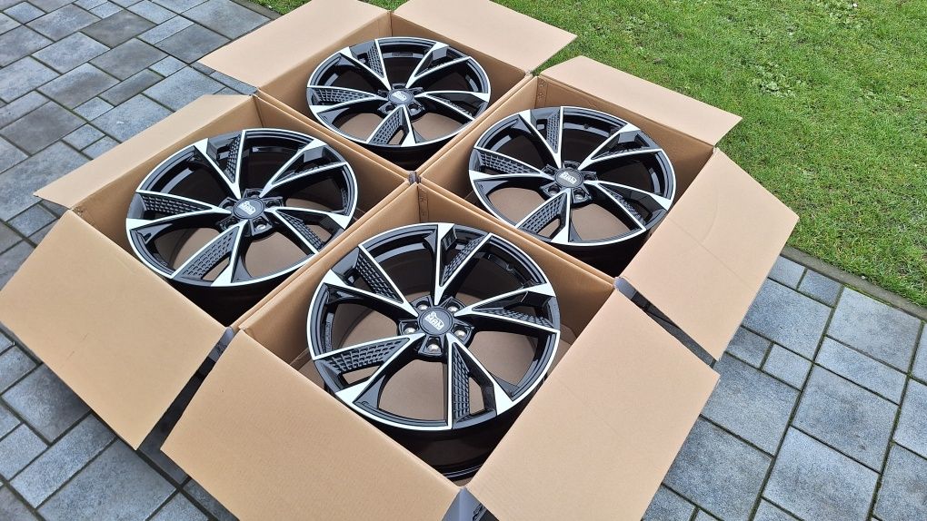 Nowe Alufelgi 5x112 R18 Najnowszy Wzór Audi A4 B8 A5 A6 Vw Golf Skoda