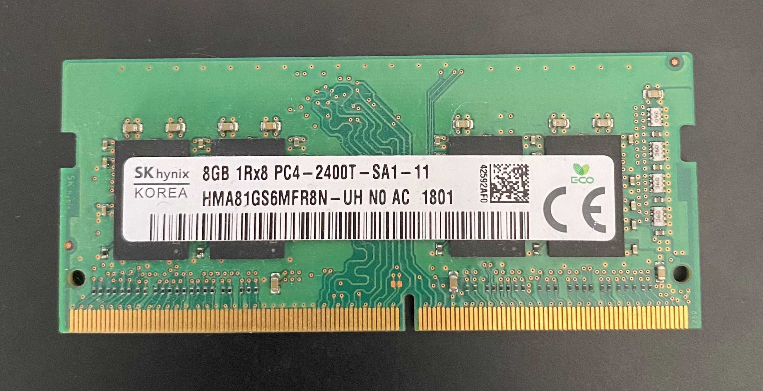 Memoria RAM 8GB DDR4 2400MHz SoDimm PC4-19.200 260pin