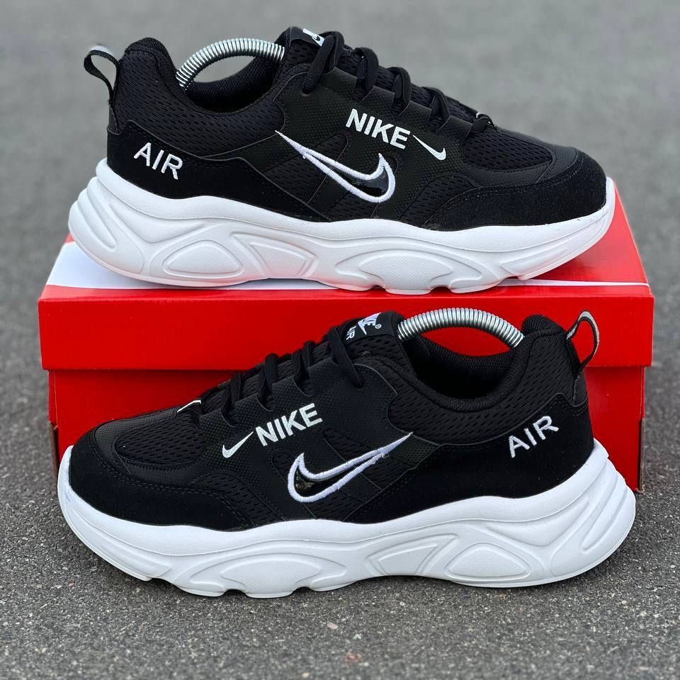 Чоловічі Кросівки Найк NIKE black white 40-44 рм.