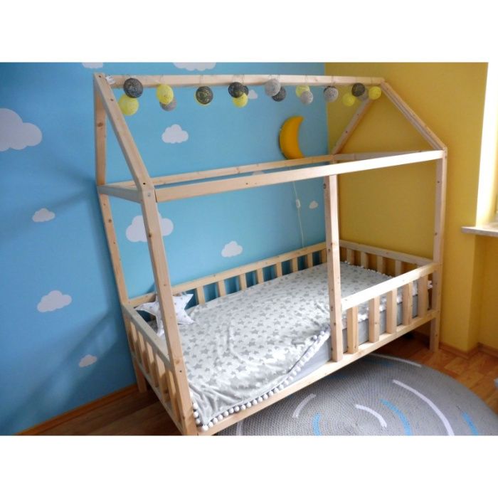 ŁÓŻKO DOMEK Housebed 140x70 Wysyłka Różne Rozmiary NIE MALOWANE