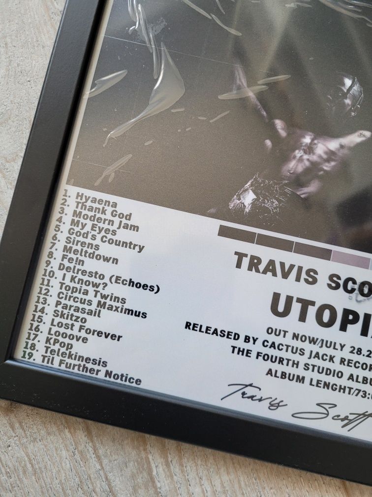 Travis Scott Utopia. Ramka pamiątkowa