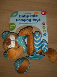 Nowa zabawka zawieszka sprężynka dla dziecka na wózek lub łóżeczko miś