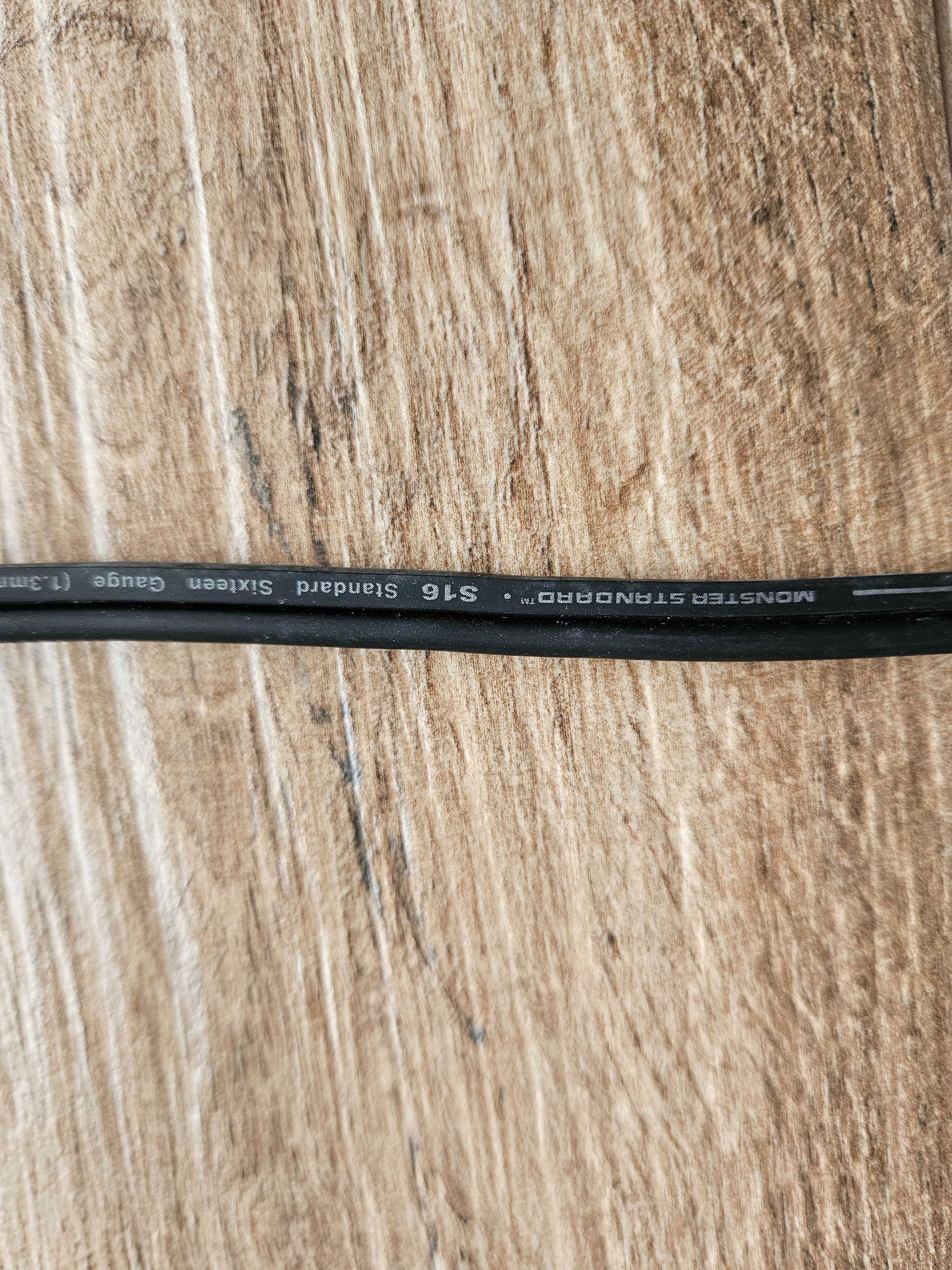 OKAZJA Kable przewody glosnikowe do kolumn Monster Cable S16 2 x 2,5m