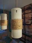 lampa wiszącą potrójny klosz bez sznurka