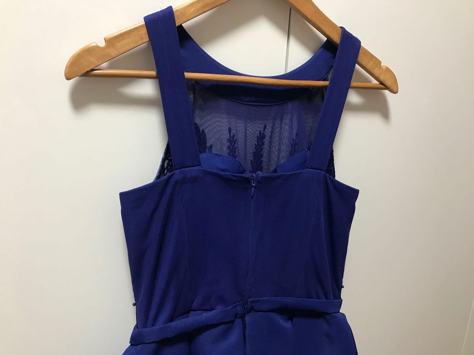 Платье выпускное праздничное синее Little Mistress