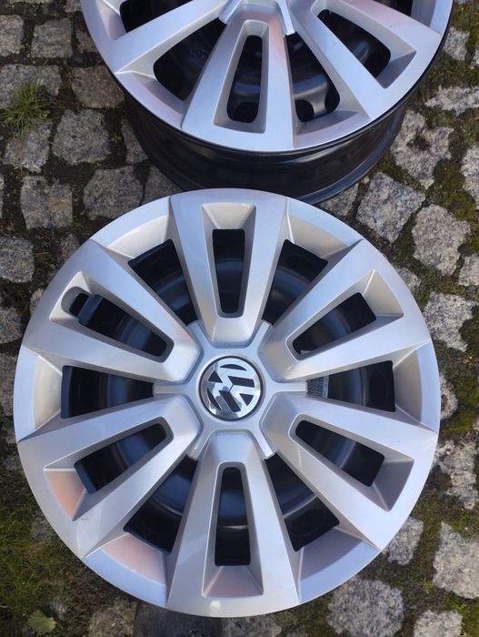 Felgi 16" stalowe 5x112 nowe kołpaki audi VW Mercedes
