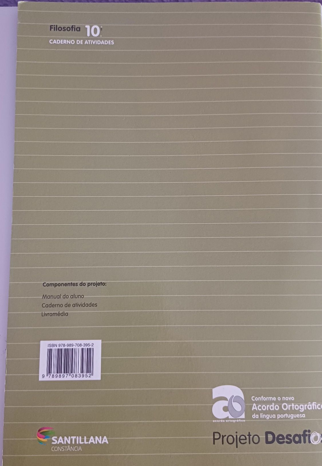 Caderno de atividades 10° ano