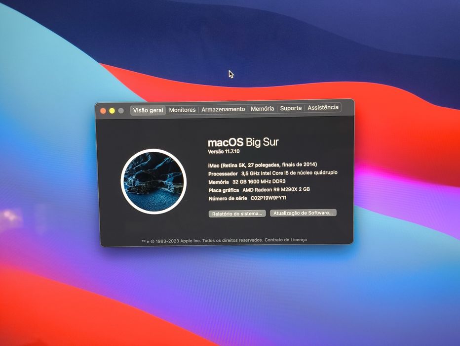 iMac 5K 27 polegadas i5 Apple