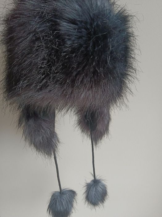 Czapka damska futrzana zimowa bardzo ciepła