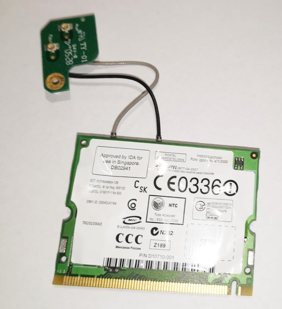 Intel PRO/Wireless 2200BG - do VAIO PCG-7A1M i innych