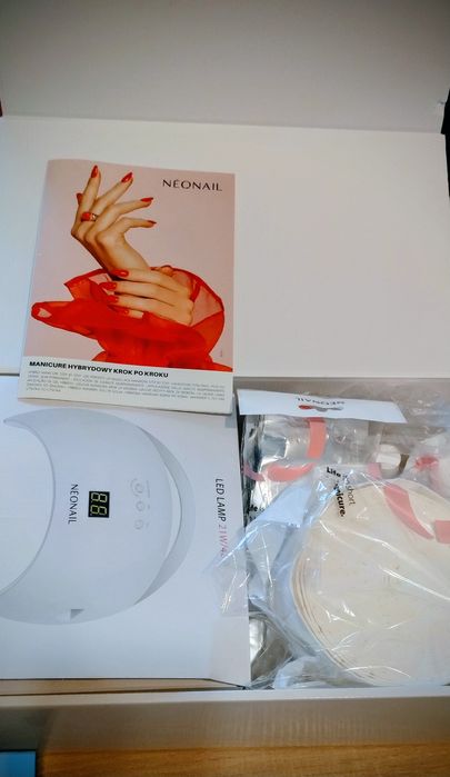 NEONAIL Zestaw do hybryd plus lampa i primer