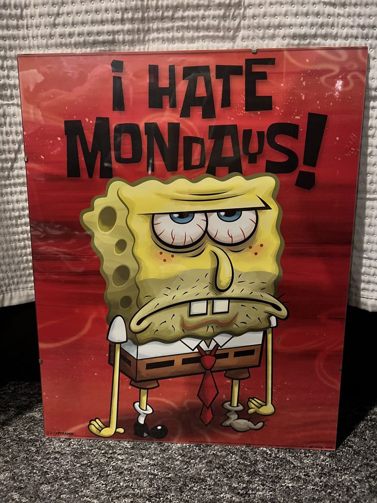 Obrazek i hate mondays