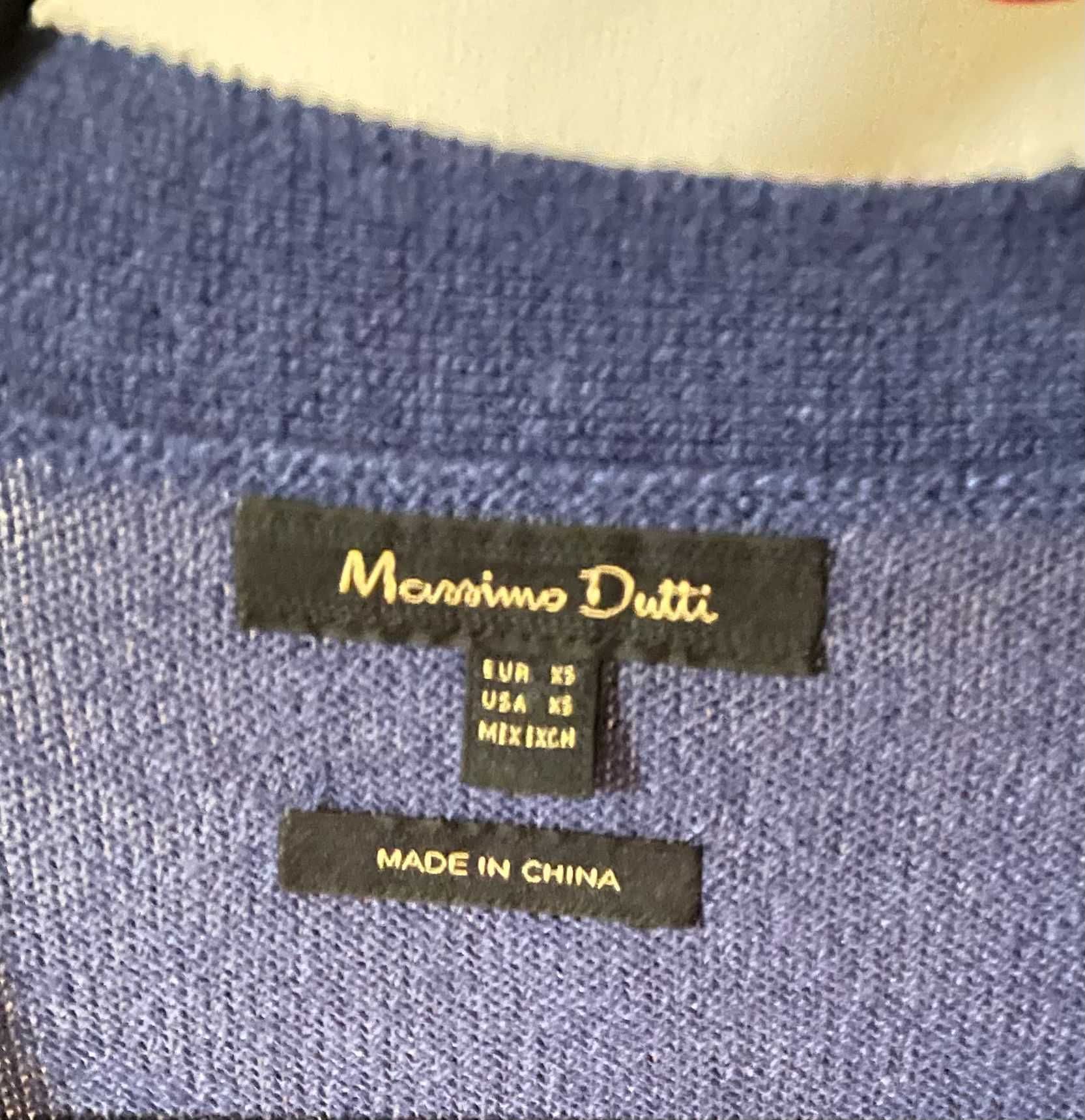Sweter długi Massimo Dutti.