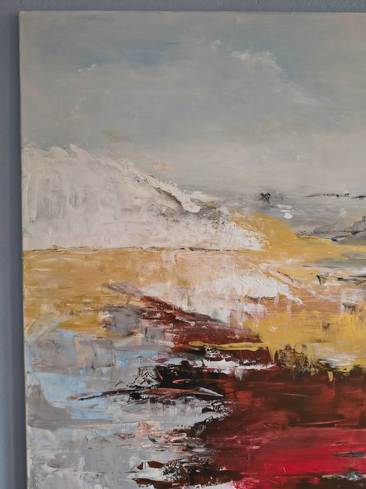 Obraz malowany akrylami 120/100 cena za pierwszy