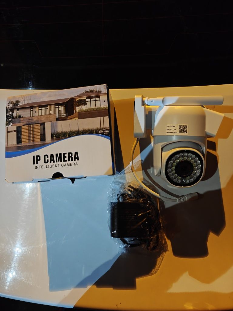 Камера міні IP 8mp PTZ вулична 2 об'єктива