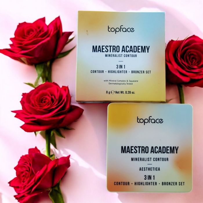 Paletka do konturowania Topface Maestro Academy Mineralist contour 3w1