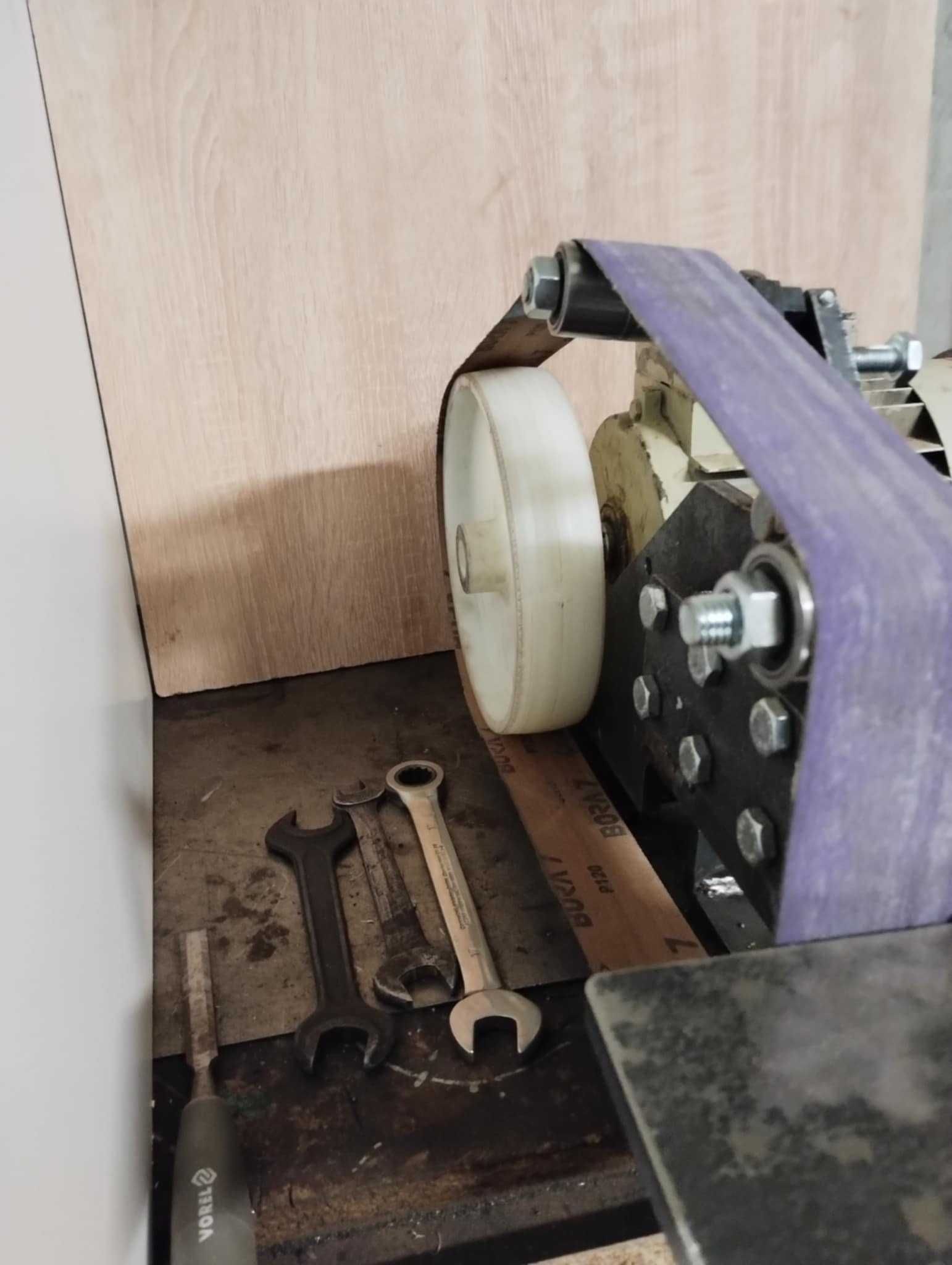 Zestaw narzędzi do budowy Szlifierki taśmowej typu DIY ! Polerka