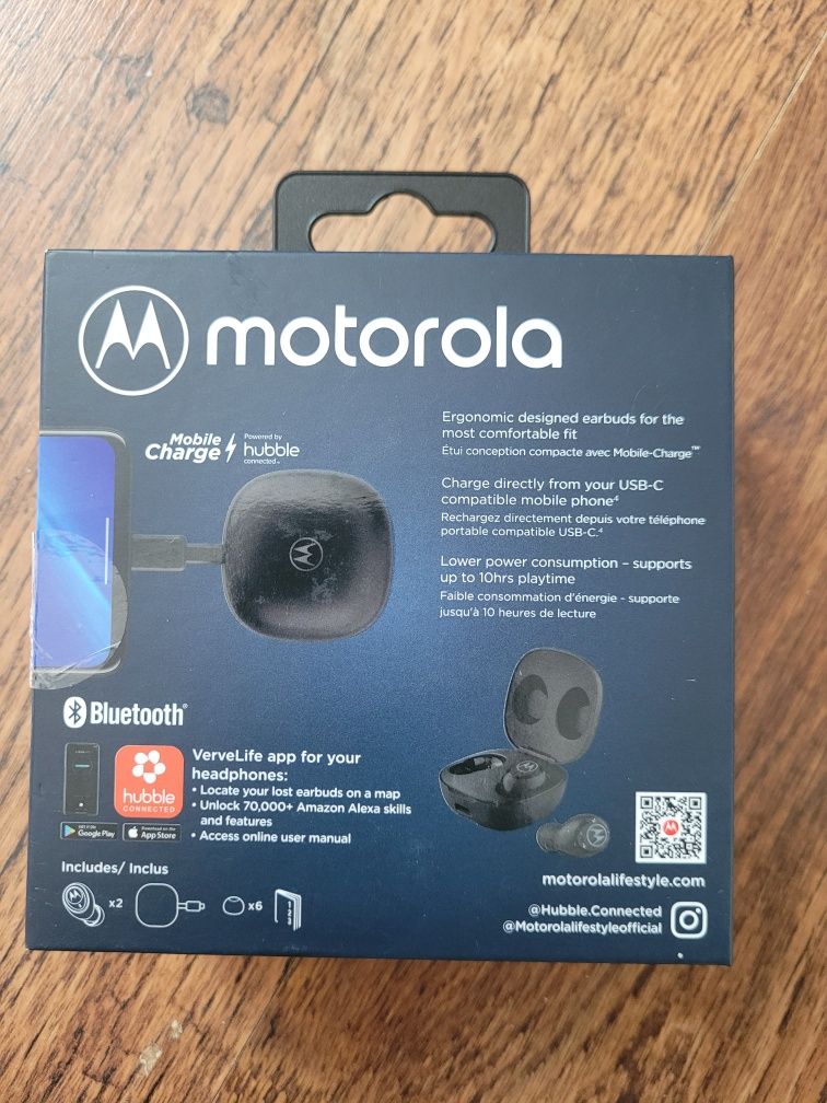 Słuchawki MOTOROLA Moto Buds Charge  Nowe