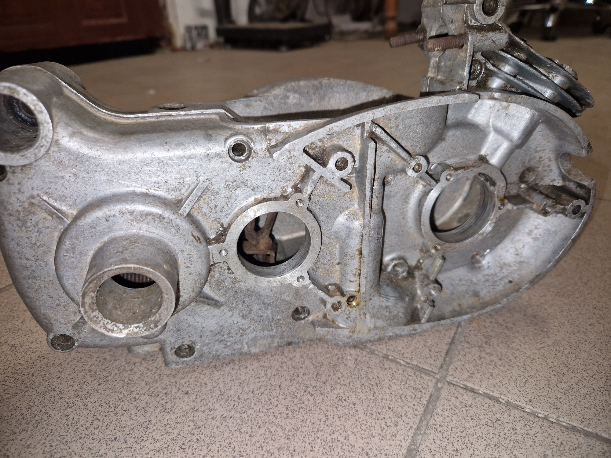 Silnik karty połówki blok Simson sr2 ddr ifa na pedała stan BARDZO DOB