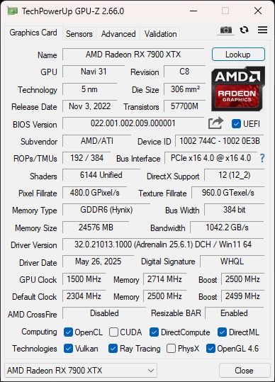 Referent AMD RX 7900XTX PowerColor