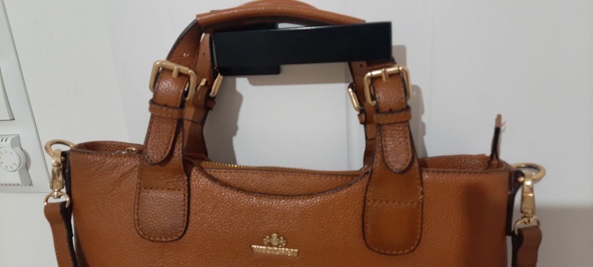 Torebka wittchen shopper shopperka camel  brąz