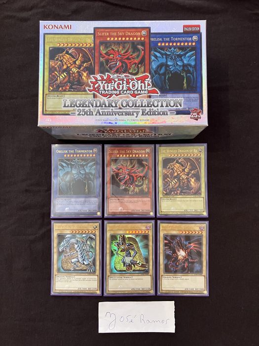 Cartas e caixa Yugioh