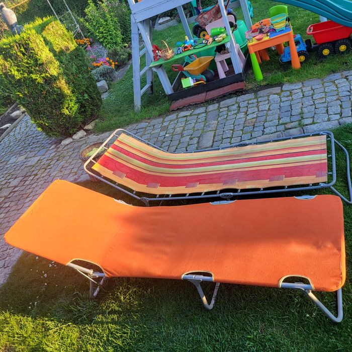 Leżaki ogrodowe Prl