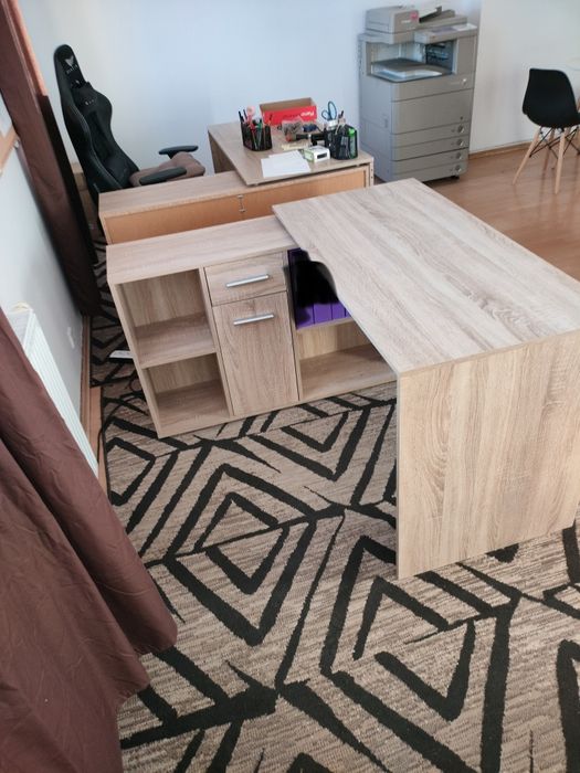 Biurko narożne biurowe 120x123,5x59 2szt