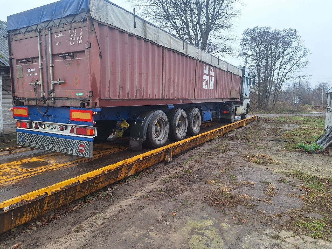 Продам (контейнеровоз під зерно) бортовий напівпричіп Schmitz SPR на о