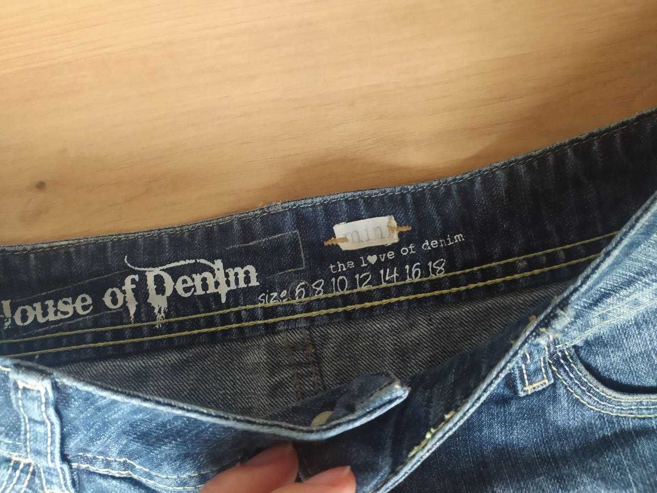 Юбка джинсовая женская мини, жіноча юбка міні джинсова коротка