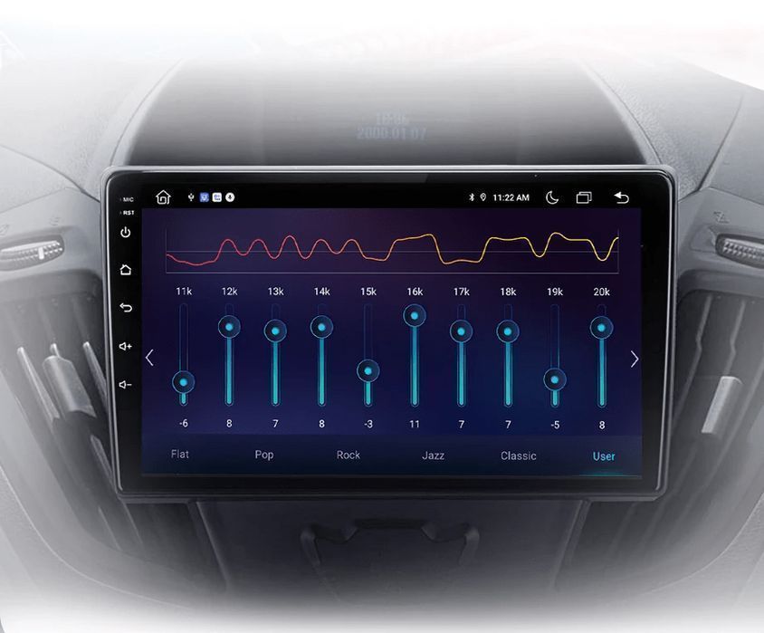 Nowoczesne radio Android do Ford Transit Custom 2013 - 2021, 4GB, 64GB