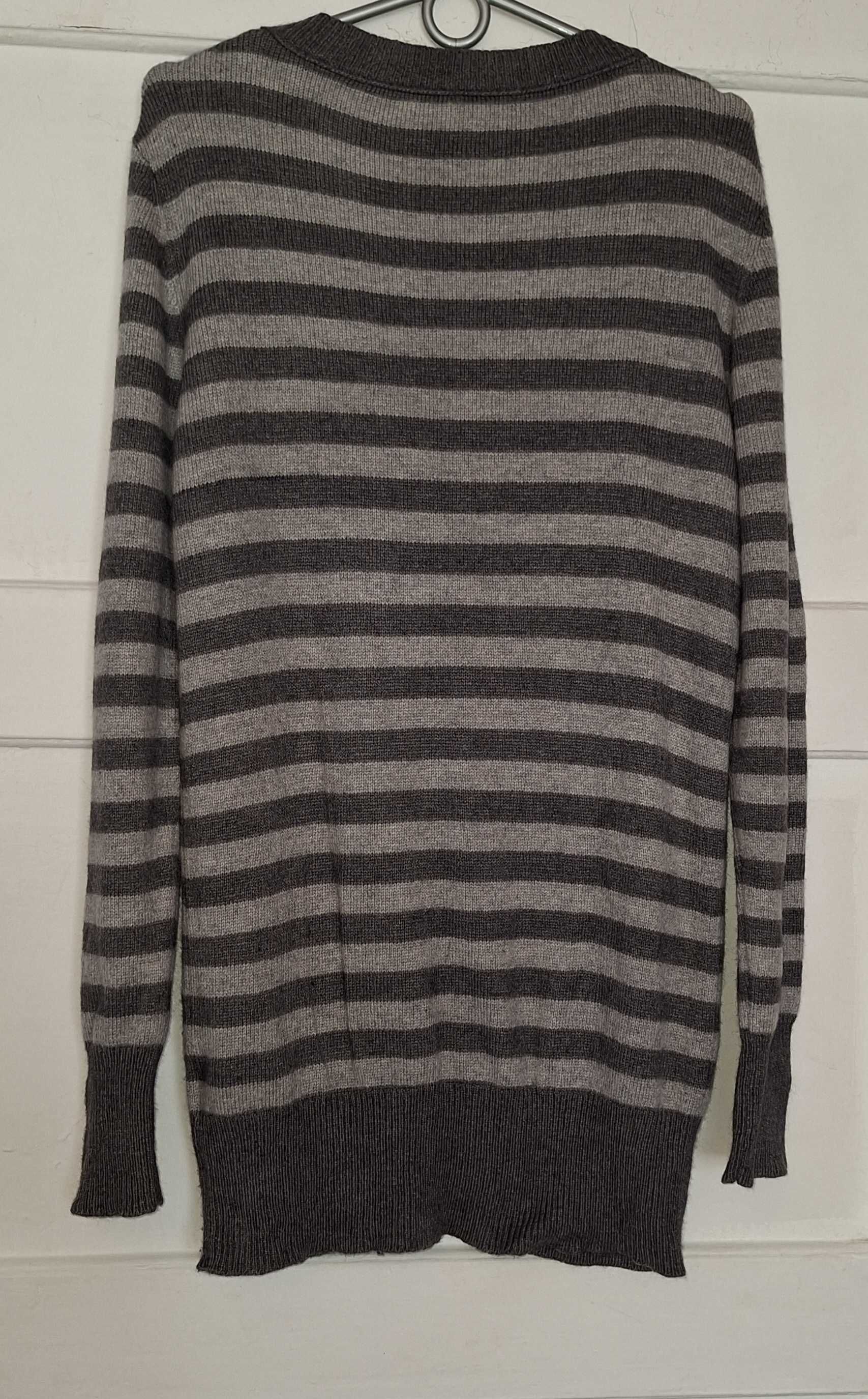 Sweter kardigan Fishbone angora