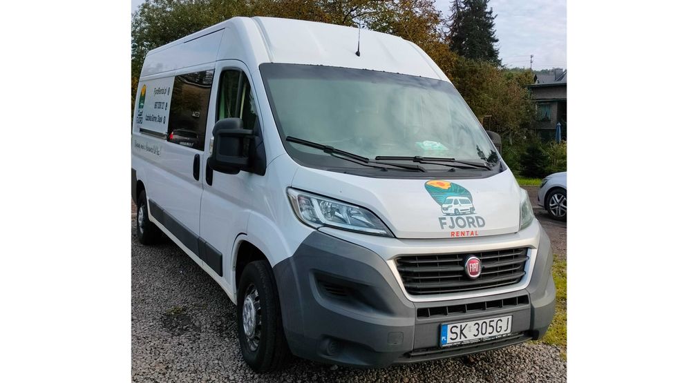BUS z kierowcą lub bez !! Fiat Ducato 7 osób, blaszak, śląsk/Autocasco