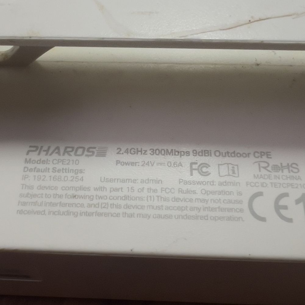 Access Point TP-Link CPE210 2.4GHz 300Mbps 9dBi Outdoor CPE