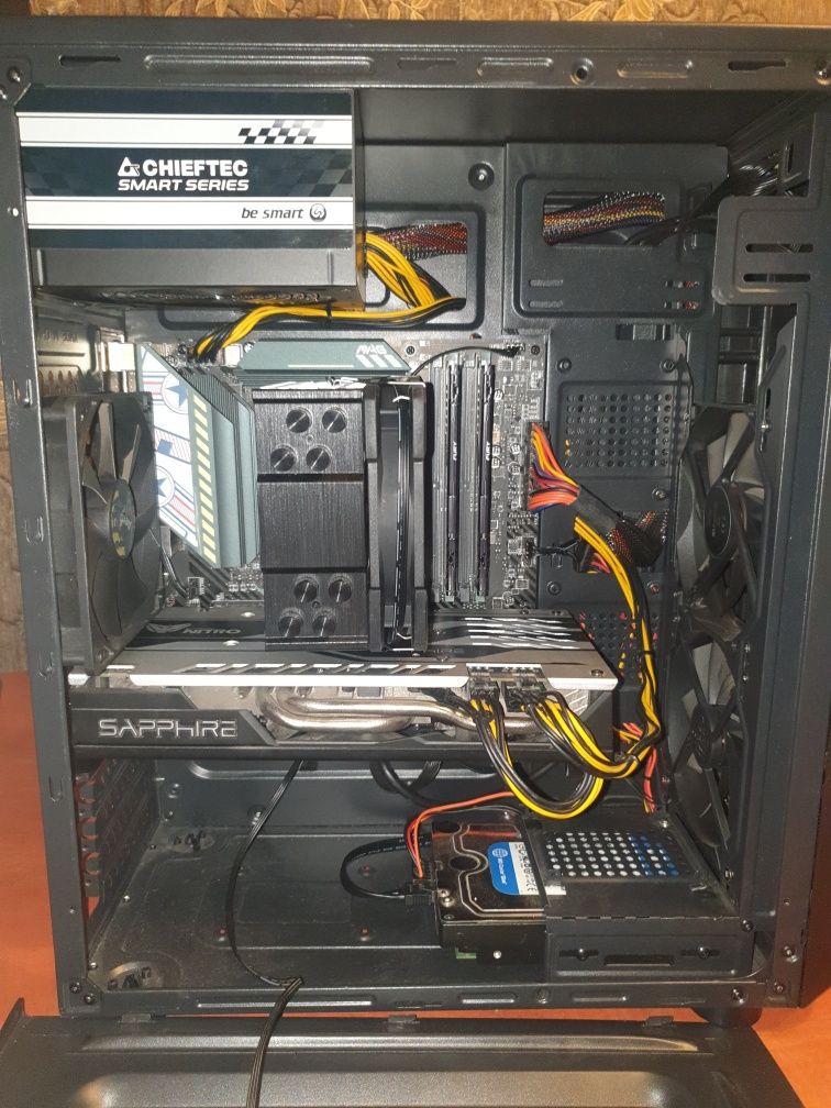 Коп'ютер intel core i5 10440f, RX580 4gb, DDR4 16gb, m.2 512gb
