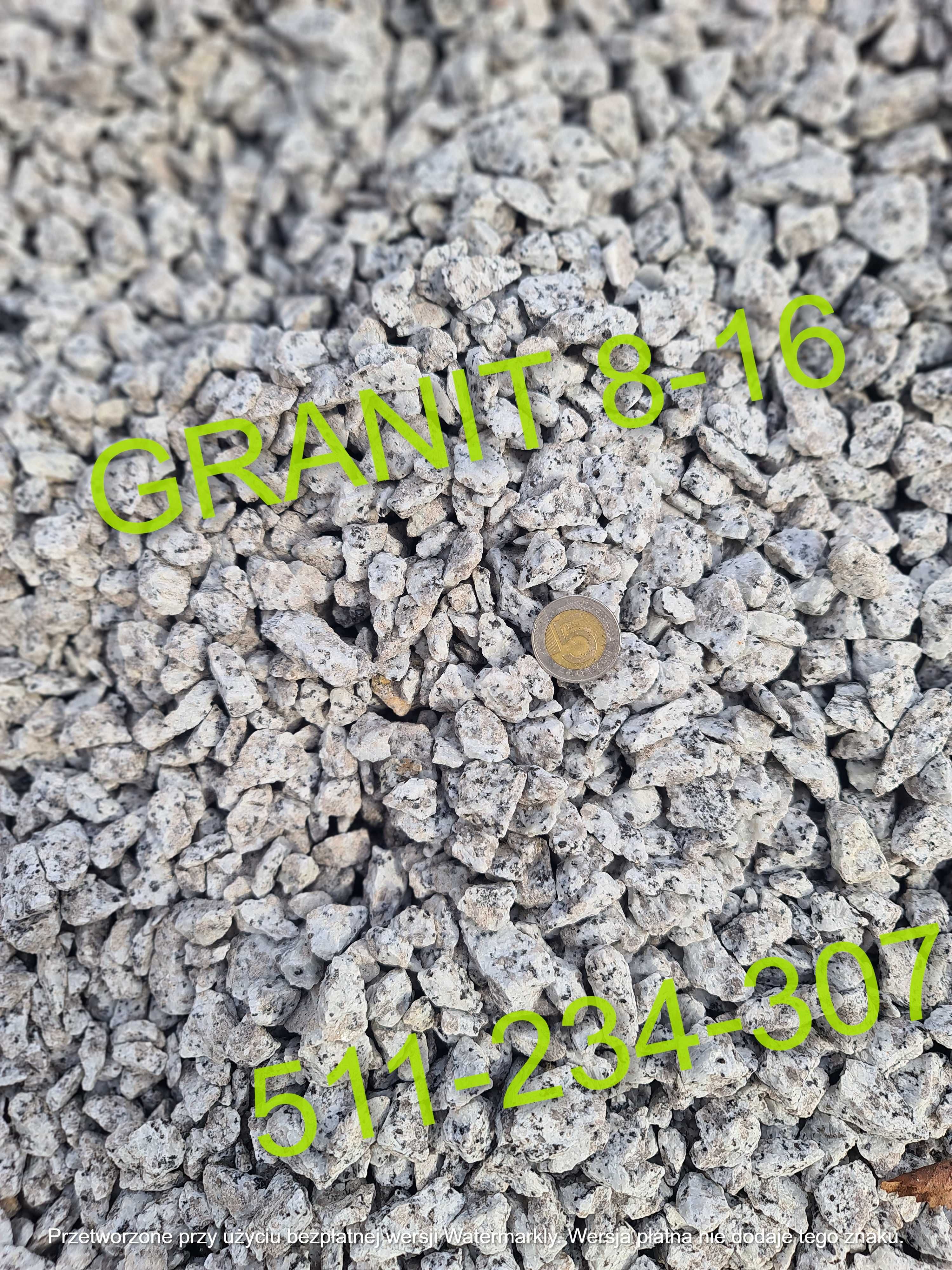 Grys granit bazalt żwir kruszywa kostka granitowa Poznań okolice