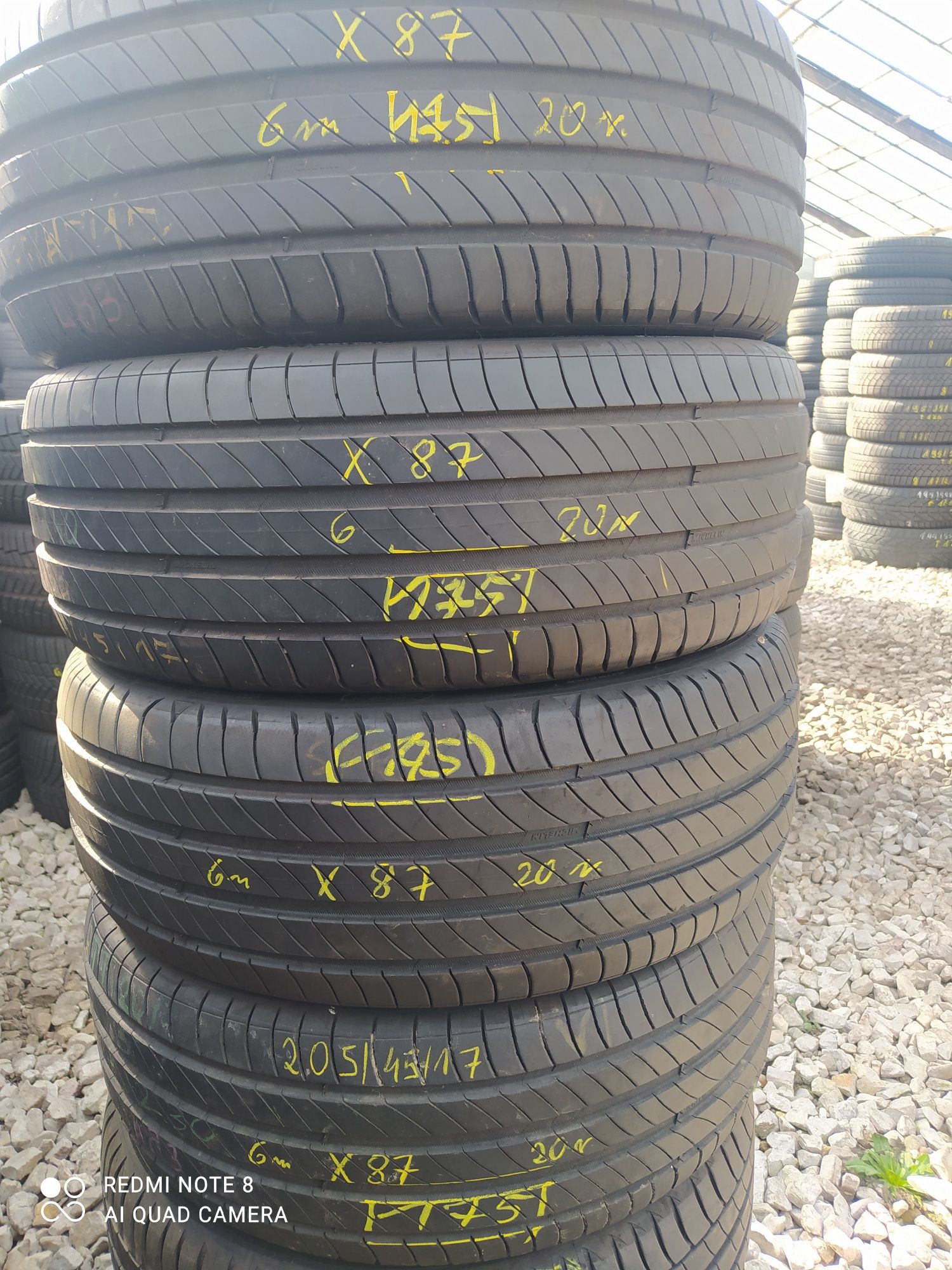 X87 205/45/17 sztuk 4 Michelin