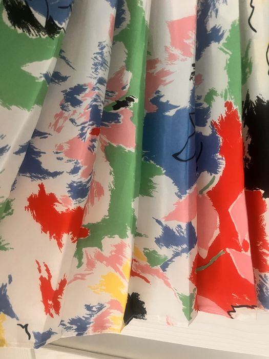 Plisowana kolorowa spodnica