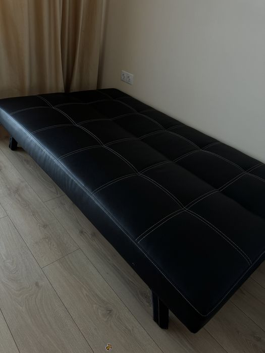 Диван чорний розкладний jysk юск