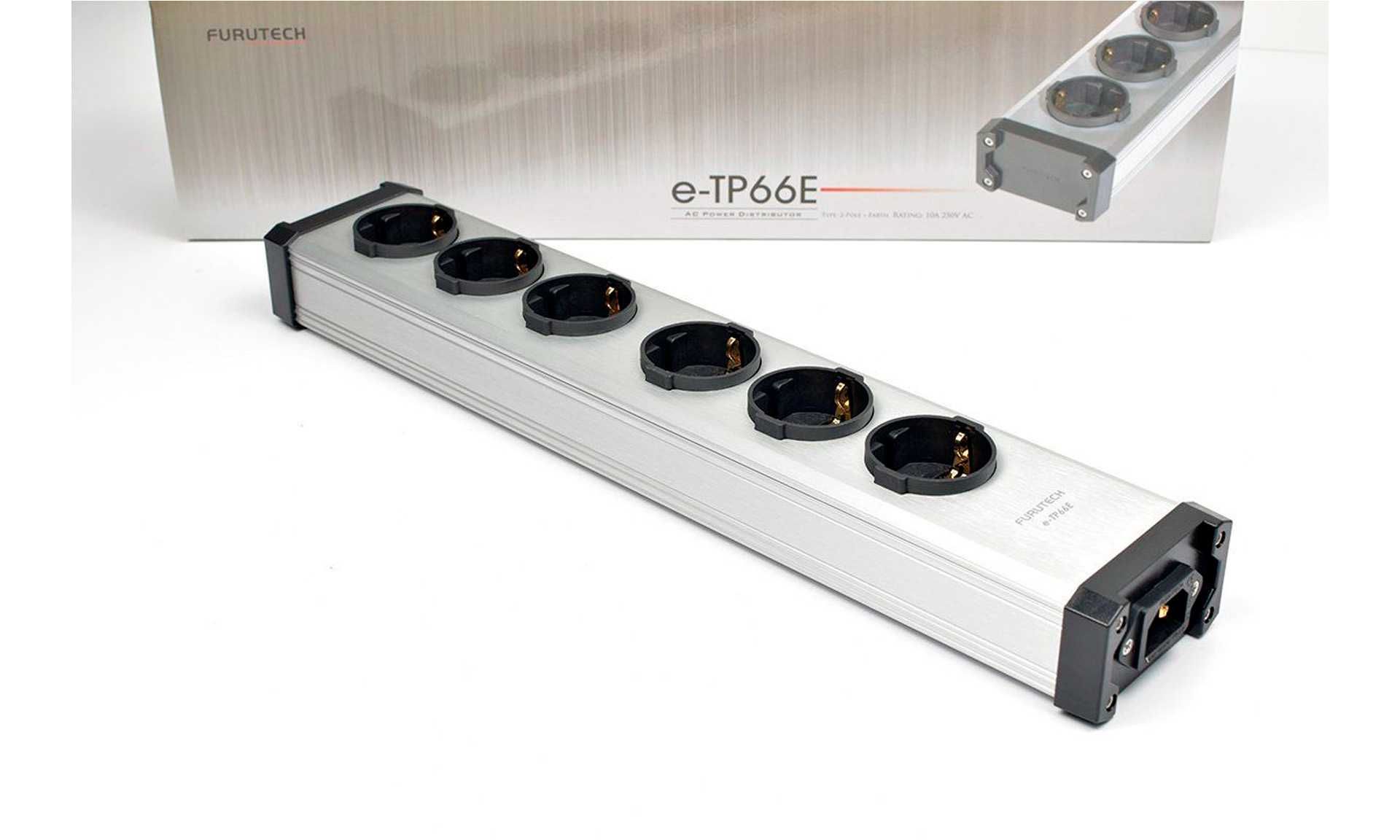 FURUTECH E-TP66E | Régua de distribuição + cabo de alimentação