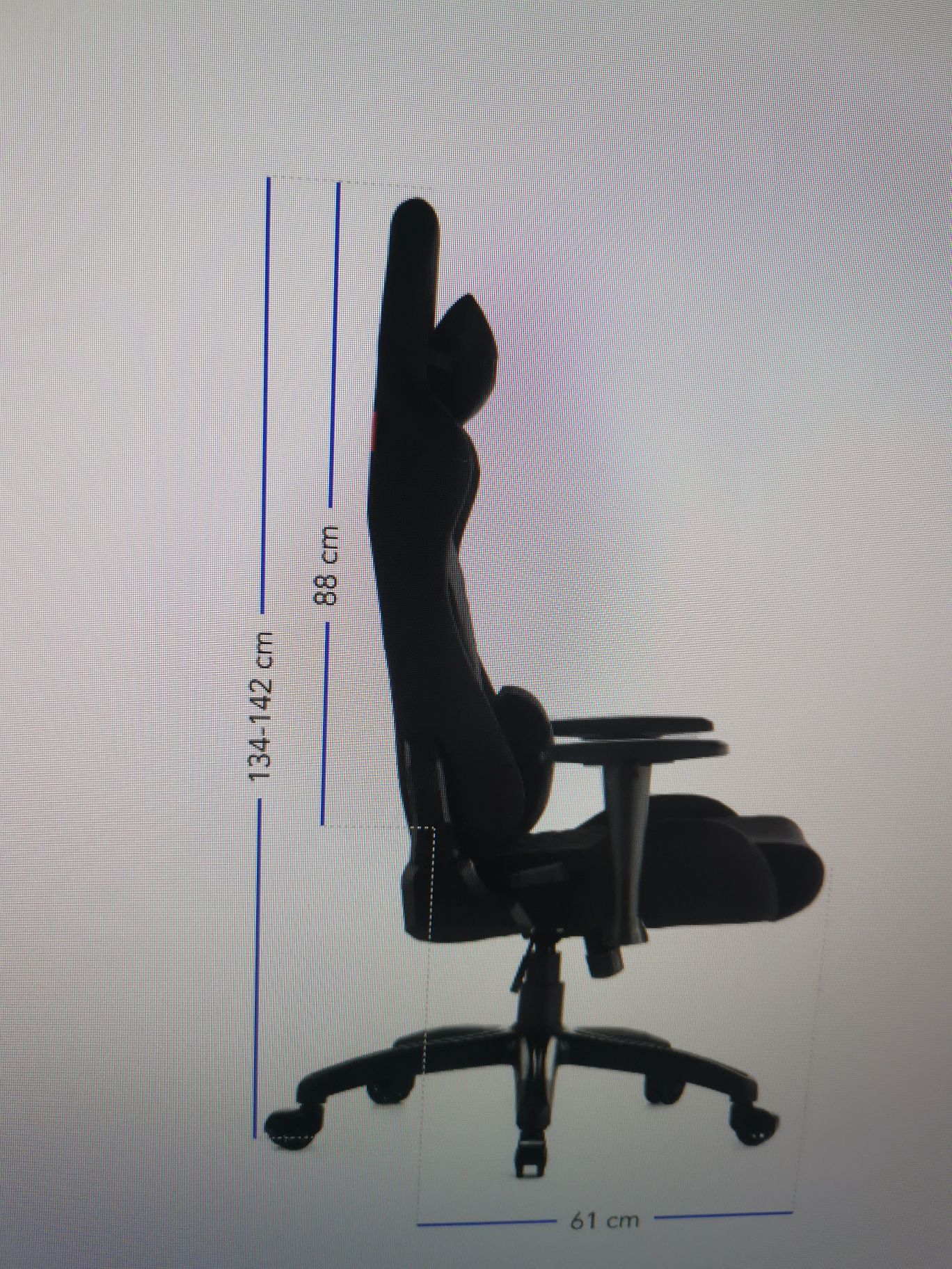 Fotel gamingowy biurowy SENSE7 SPELLCASTER SENSHI EDITION XL czarny