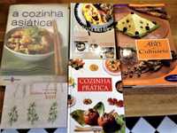 5 livros de culinária.