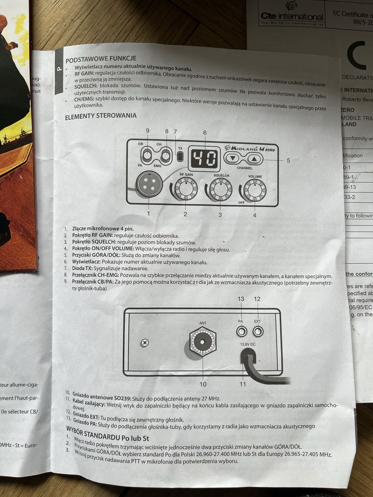 CB Radio Midland M Zero