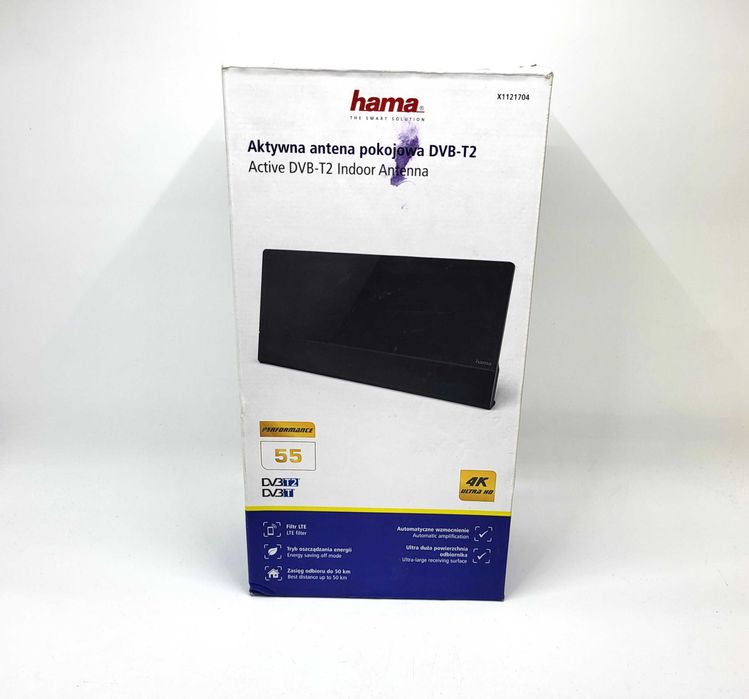 Antena pokojowa Hama do telewizora odbioru sygnału TV naziemnej