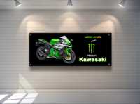 Baner plandeka Kawasaki Monster 150x60cm ZX-10R