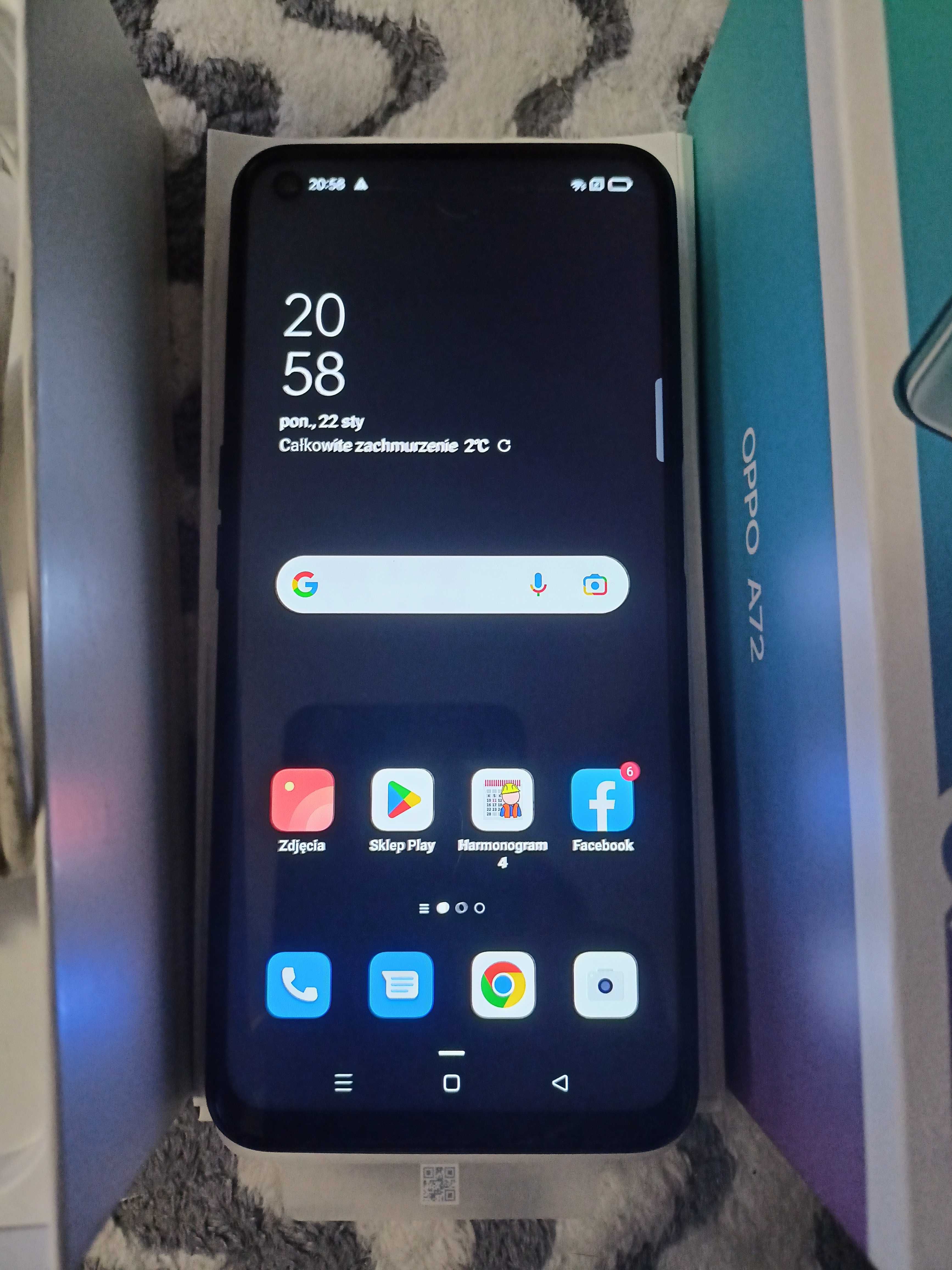 Smartfon OPPO A 72 4/128 twilight black